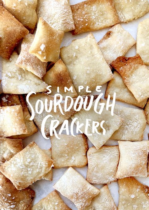 Sourdough Crackers Recipe - Quick and Easy Snack To Make! Sourdough Crackers, Simple Sourdough, Dough Starter, Crackers Recipe, Sourdough Starter Discard Recipe, Homemade Sourdough, Sourdough Starter Recipe, Homemade Crackers, Snacks To Make