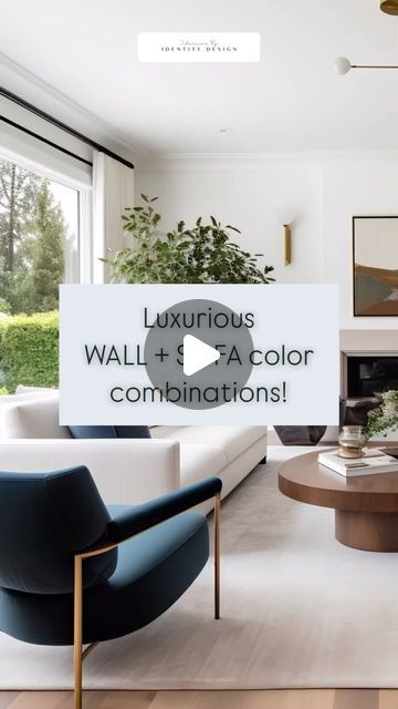 Interiors by Identity Design | New builds & Remodeling on Instagram: "Looking to elevate your living space with luxurious color combinations? 💖✨

Here are four timeless wall and sofa pairings that exude elegance and style. 

✨Soft taupe walls paired with an emerald green sofa create a chic, nature-inspired look that’s both bold and calming. 
✨Deep gray walls and a deep burgundy sofa bring drama and warmth to your room, perfect for cozy evenings. 
✨For a serene, high-end feel, try warm beige walls with a sapphire blue sofa—this pairing offers a balanced yet rich look. ✨Lastly, ivory walls combined with a charcoal velvet sofa create a sophisticated, neutral palette that feels effortlessly elegant. 

These combinations offer the perfect balance of luxury and comfort. Which one speaks to your Emerald Green Sofa, Burgundy Sofas, Wall Color Combination, Taupe Walls, Beige Sofa, Green Sofa, Deep Burgundy, Tiny Cabin, Deep Gray