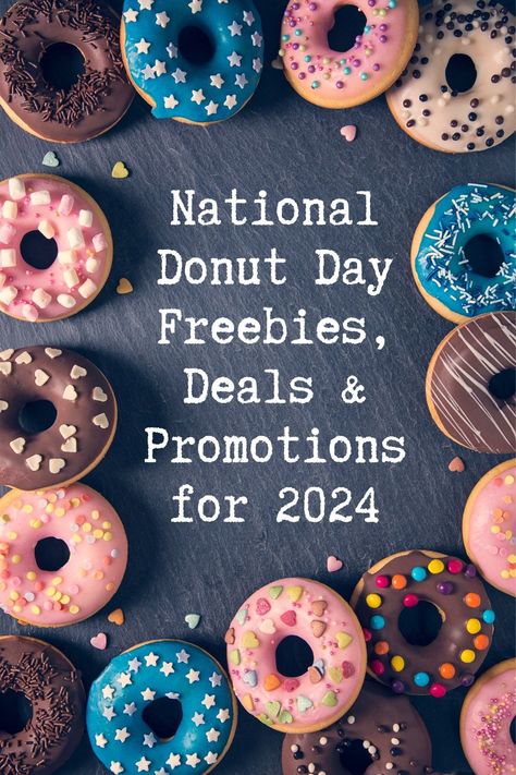 National Donut Day Freebies And Deals For 2024 - SavingK National Donut Day 2024, Donuts Krispy Kreme, Voodoo Doughnut, Social Media Software, Laundry Detergent Recipe, Donut Day, National Donut Day, Cinnamon Sugar Donuts, Sugar Donut