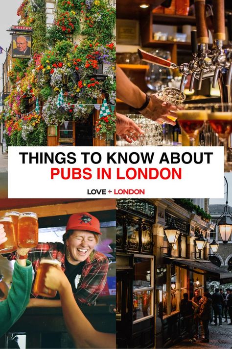 Top tips for visiting pubs in London. Learn pub etiquette, how to order a drink at a London pub, if you need to tip London bartenders, and more. Pubs In London, London England Travel, London Tips, Important Things To Know, British Pub, Best Pubs, London Pubs, London Food, Visit London