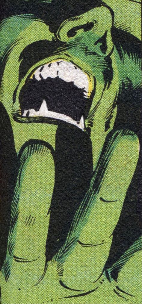 Vintage Comics, Comics, Green, Art