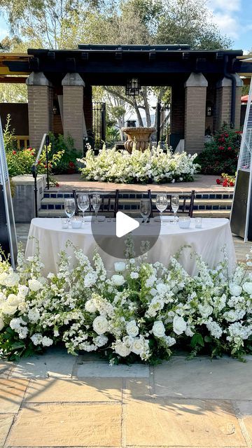 Kelly | San Diego Wedding Florist on Instagram: "Grounded arches have become very popular over the last couple years. Not only do they create a gorgeous and intentional space for your vows, but I think one of the biggest reasons is that they’re easy to repurpose in numerous ways at your reception. Whether at the base of your sweetheart table, dessert/cake table, dance floor, bar, etc, they just add so much without adding to the price tag like aisle arrangements would. Are you a fan? I certainly am!   #groundedarch #groundedarchflowers #ceremonyflowers #receptionflowers #weddingflowers #sandiegoweddingflorist #sandiegoweddingflowers #sweethearttableflowers #sweethearttableideas #weddingflowerideas #santaluzclub #santaluzclubwedding #foamfree #foamfreeflowers #foamfreearrangements #nofloralf History Wedding, Aisle Arrangements, Table Dance, Sweetheart Table Flowers, Reception Flowers, Dessert Cake, Ceremony Flowers, Sweetheart Table, San Diego Wedding