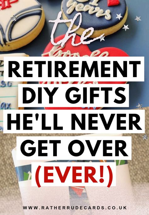 DIY creative cheap retirement gifts for men Gift Ideas For Retiring Principal, Funny Diy Retirement Gift Ideas, Last Minute Retirement Gifts For Women, Retirement Diy Gifts For Women, Last Minute Retirement Gifts, Retirement Gag Gifts Funny, Handmade Retirement Gifts, Retirement Gifts For Women Diy Cricut, Funny Retirement Gifts Diy