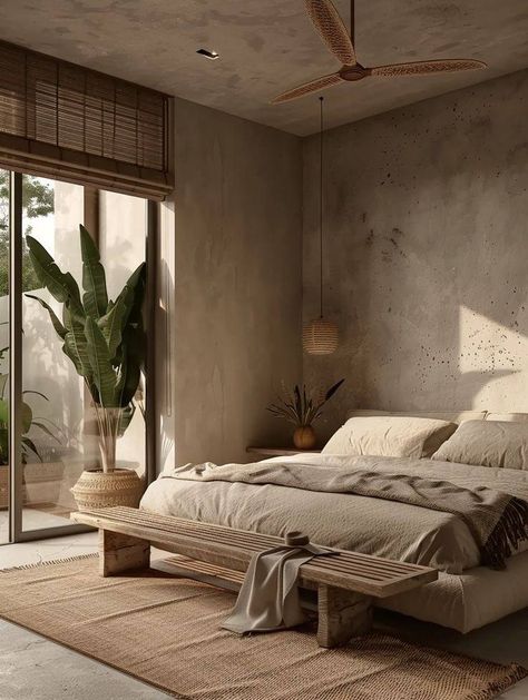 Wabi Sabi Bedroom, Bali Style Home, Maximalist Design, Room Aesthetics, Bedroom Decor Cozy, Japanese Interior, Home Design Living Room, Minimalism Interior, African Style