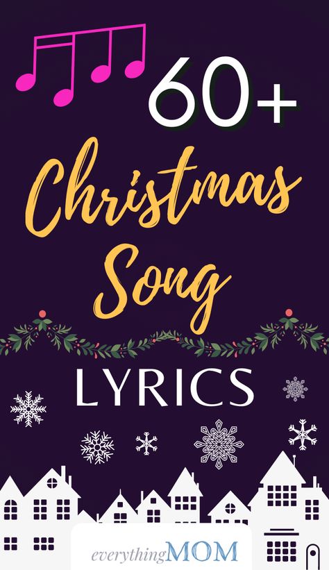 Christmas Songs List, Christmas Song Lyrics, Lyrics Images, Christmas Carols Lyrics, Christmas Songs For Kids, Christmas Carols Songs, Carol Songs, The Christmas Song, Popular Christmas Songs