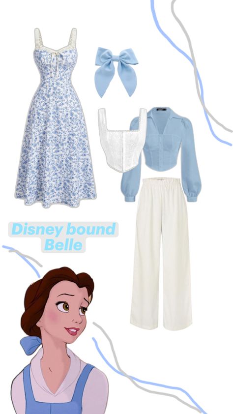 Disney Princess Inspired Outfits Casual, Disney Princess Disneybound, Wizard Of Oz Dorothy Costume, Belle Inspired Outfits, Street Fashion Inspiration, Modest Street Fashion, Disney Princess Inspired Outfits, Modest Streetwear, Disney Character Outfits