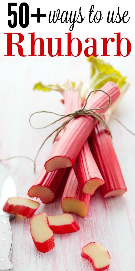 Healthy Rhubarb Recipes, Easy Rhubarb Recipes, Best Rhubarb Recipes, Freeze Rhubarb, Rhubarb Desserts, Healthy Recipes On A Budget, Rhubarb Recipes, Garden Recipes, Canning Recipes