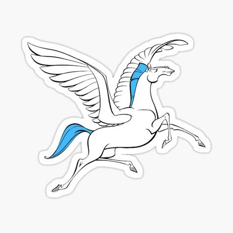 Pegasus Tattoo Hercules, Pegasus Disney, Pegasus Hercules, Hercules Pegasus, Pegasus Tattoo, Hercules Disney, Stickers Disney, Disney Stickers, Disney Sticker