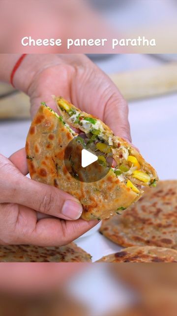 Paneer Cheese Paratha, Paneer Paratha Recipes, Indian Starter Recipes, Paneer Paratha, Paneer Cheese, Breakfast Recipes Indian, Paratha Recipes, Recipes Snacks, Quick Recipes Snacks