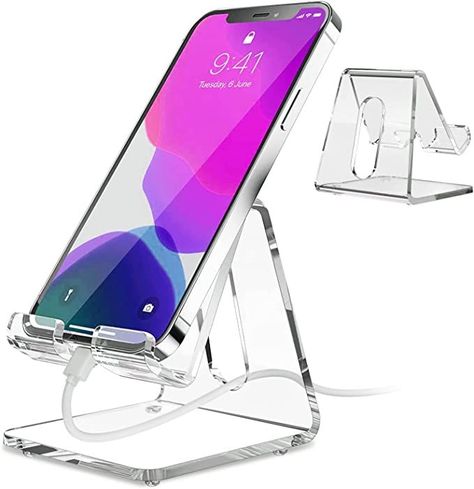 Acrylic Desk Accessories, Adjustable Tablet Stand, Phone Stand Design, Adjustable Phone Stand, Samsung Galaxy Smartphone, Desk Phone Holder, Phone Stand For Desk, Phone Dock, Iphone Dock