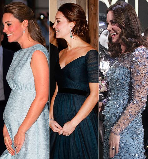 kate-middleton-pregnant-red-carpet Kate Middleton Pregnancy Style, Kate Middleton Maternity Style, Fancy Maternity Dresses, Kate Middleton Pregnant, Kate Middleton Style Outfits, Kate Middleton Dress, Maternity Wedding, Outfit Polyvore, Preggo Fashion