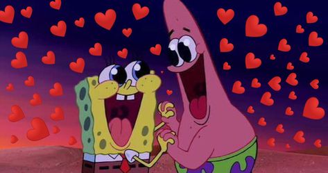 Spongebob Mood Pics Love, Spongebob And Patrick Matching Pfp, Reaction Pictures Facial Expressions, Spang Bob, Spongebob Love, Spongebob Reaction, Spongebob Happy, Spongebob Time Cards, Spongebob And Patrick