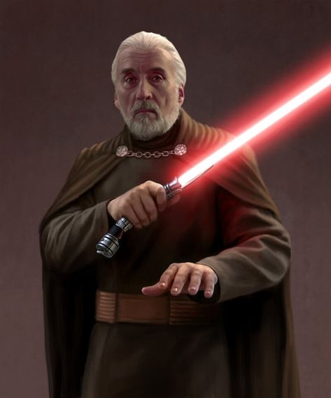 Dooku Art, Lightsaber Collection, Star Wars Sith Lords, Jedi Art, Dark Lord Of The Sith, Count Dooku, Star Wars Sith, Classic Star Wars, Star Wars Men