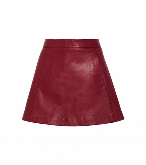 GANNI Leather Mini Skirt California Wardrobe, Short Red Skirt, Red Leather Mini Skirt, Short Leather Skirt, Leather Zipper Skirt, Skirt Png, Mini Leather Skirt, Red Leather Skirt, Short Leather Skirts