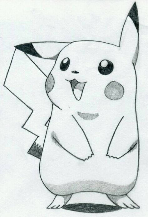 Pikachu Drawing Easy, Pikachu Sketch, Cartoon Drawing Images, Draw Pikachu, Easy Cartoon Characters, Star Wars Art Drawings, Pikachu Drawing, Disney Character Drawings, Easy Disney Drawings