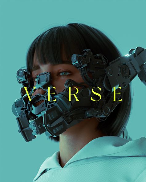 Authentic Digital Art - VERSE | SuperRare Transhumanist Art, Cyborgs Art, Illustration Story, Cyberpunk Girl, Deep Art, Cyberpunk Aesthetic, Cyberpunk Fashion, Typography Poster Design, Body Hacks