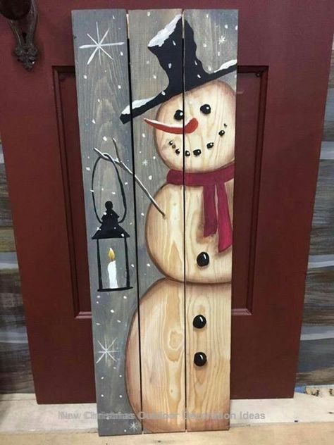 Jul Diy, Koti Diy, Snowman Crafts Diy, Into The Wood, Christmas Wood Crafts, Easy Christmas Crafts, Snowman Crafts, Into The Woods, Christmas Ornament Crafts