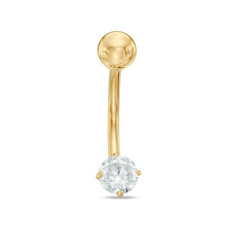 A glittering 5mm cubic zirconia is featured at the focus of this 014 gage curved barbell in 10K gold. Belly Button Piercings, Bellybutton Piercings, Grandmother Jewelry, Belly Button Jewelry, Gold Book, Belly Button Ring, Belly Button Piercing, Button Ring, Popular Jewelry