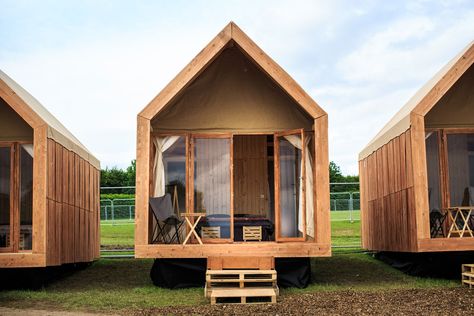 Small Barn House, Uk Festivals, Resort Design, Wooden Cabins, A Frame House, Container House Design, Tiny House Cabin, Shipping Container Homes, Wooden House