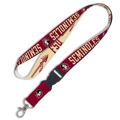 Florida State Seminoles WinCraft Wordmark Lanyard with Detachable Buckle Florida State University, Florida State Seminoles, Florida State, Accessories Store, Jewelry Rings Engagement, Beauty Gift, State University, Ncaa, Lanyard