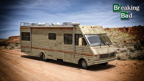 Breaking Bad Van, Breaking Bad Rv, Breaking Bad 3, Breaking Bad Movie, Baking Bad, Dinosaur Illustration, Slot Game, Paint Ideas, 3d Modeling