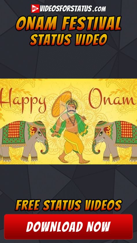 Onam Status, Onam Festival, Status Videos, Video Download, Status Video, Comic Books, Comic Book Cover, For Free, Festival