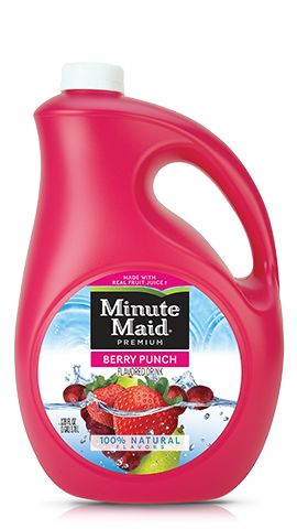 Berry Punch | Made with real fruit juice, Minute Maid Berry Punch Flavored Drink tickles your taste buds with a touch of berry goodness. Minute Maid Juice, Cooking Pork Roast, Berry Punch, Juice Flavors, Cooking Classes For Kids, Minute Maid, Grocery Foods, Watermelon Fruit, Flavored Drinks