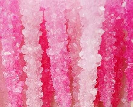 Pink rock candy! Pink Rock Candy, Hot Pink Bedrooms, Hot Pink Candy, Vintage Americana Aesthetic, Neon Birthday Party, Neon Birthday, Beautiful Crafts, Millinery Flowers, Pink Friday