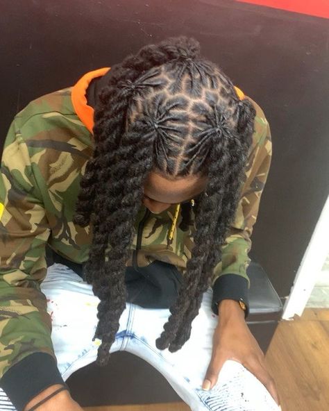 Black Men Locs Style, Black Men Locs, Loc Hairstyles For Men, Jah Locs, Men Locs, Minnie Mouse Nail Art, Mens Dreadlock Styles, Disney Nail Art, Dread Hairstyles For Men