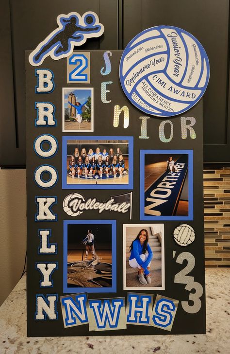 Basketball Posters Senior Night, Senior Vb Posters, 8th Grade Volleyball Poster, Senior Sport Poster Ideas, Senior Posters Softball, Volleyball Senior Night Ideas Posters, 8th Grade Night Posters Volleyball, Senior Nights Poster, Tennis Posters High School Senior Night