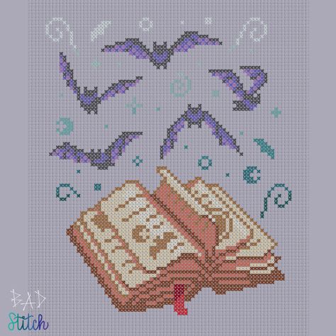 Summon your very own bats with this design!

#bats #batcrossstitch #crossstitch #crossstitchpattern #batpixelart #batart #xstitchpattern #witchcraft #stitchcraft #gothiccrossstitch #magiccrossstitch #summonerart #alchemyart #witchcrossstitch #etsyseller #ancienttome #gradientart #pixelart Bat Pixel Art, Witch Pixel Art, Bat Cross Stitch, Witch Cross Stitch, Alchemy Art, Bat Art, Xstitch Patterns, Creepy Stuff, Pixel Art Pattern