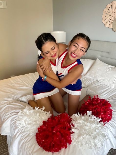 Pics in our All American Cheer unis🤍♥️ #cheer All American Cheerleader, Cheer Camp Aesthetic, Uca Cheer Camp, Uca Cheer, Pearl Harbor Memorial, Cheer Aesthetic, American Stuff, Girl Goals, Cheer Camp