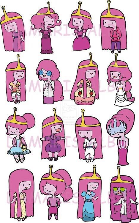 Chibi princess bubblegums Princess Bubblegum Outfits, Adventure Time Princesses, Adveture Time, Adventure Time Characters, Adventure Time Finn, Finn The Human, Jake The Dogs, Princess Bubblegum, Adventure Time Art