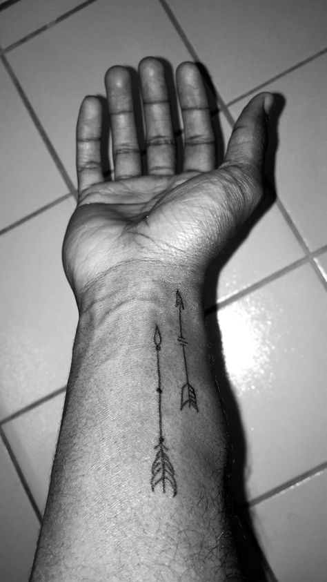 Native Arrows #tattoo #arrowtattoo #men #mentattoo Arrow Tattoo For Men On Arm, Arrow Men Tattoo, Bundle Of Arrows Tattoo, Simple Arrow Tattoo Men, Men’s Arrow Tattoo, Small Arrow Tattoo Men, Arrow Tattoo Men Forearm, Arrow Ankle Tattoo, Native Arrow Tattoo