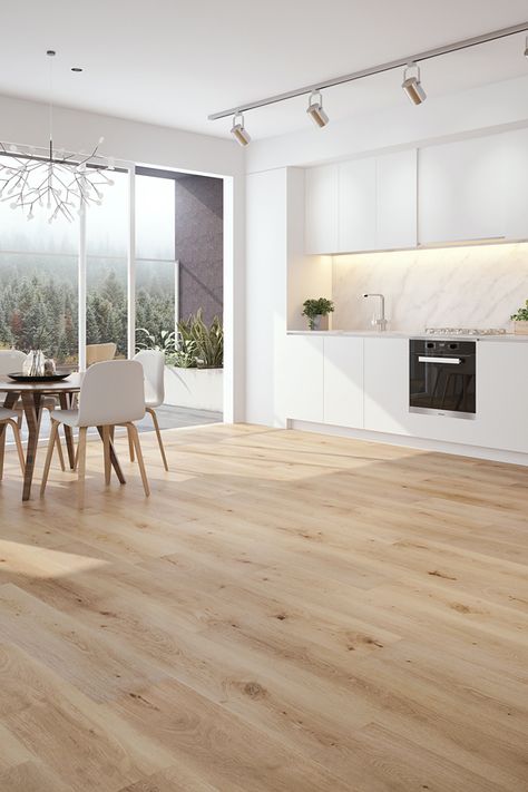 Light Timber Flooring Living Rooms, Light Vinyl Plank Flooring, Light Flooring, Natural Oak Flooring, Vinyl Wood Flooring, Light Wooden Floor, Colour Spectrum, Timber Floors, Vinyl Wood