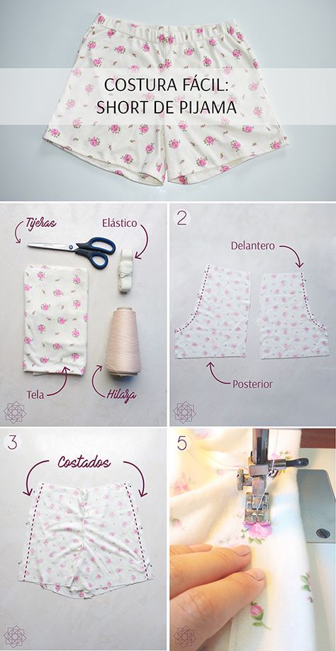 Sew Shorts, Diy Sy, Sewing Shorts, Diy Shorts, Costura Diy, Diy Fashion Clothing, Creation Couture, Diy Sewing Clothes, Fashion Sewing Pattern