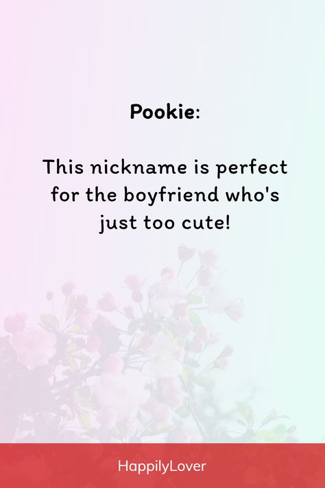 Cute Nikename For Boyfriend, Names You Can Call Your Boyfriend, Simple Nicknames For Boyfriend, Hot Boyfriend Nicknames, Boyfriend Nicknames Ideas Relationships, Cute Nick Name For Boyfriend, Unique Name For Boyfriend, Cute Name To Call Your Boyfriend, Pet Name For Boyfriend