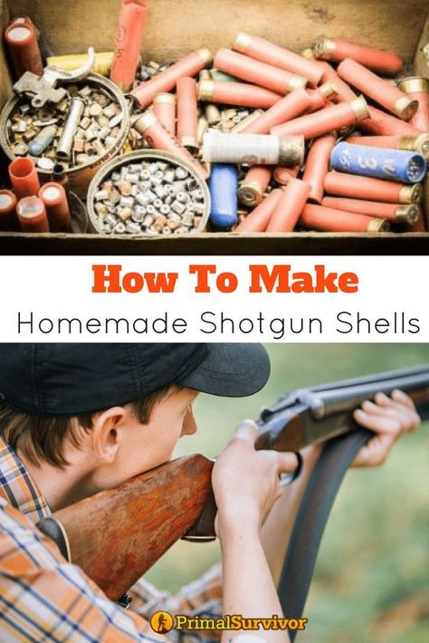 Homemade Shotgun, Emergency Preparedness Kit, Survival Supplies, Survival Quotes, Survival Life Hacks, Urban Survival, Survival Techniques, Prepper Survival, Shotgun Shell