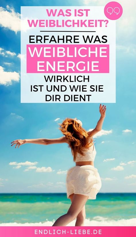 Weiblichkeit, bzw. Weibliche Energie hat nichts mit langen Haaren oder ein Kleid zu tragen zu tun. Sie ist eben eine Energie. Und da wir alle im Ursprung Energie sind, hat das einen großen Einfluss auf das, wie es uns geht, aber auch das, das wir anziehen (den Mann, Menschen, Geld) oder genauso abwehren. Vielleicht liest du zum ersten Mal über weibliche Energie, vielleicht hast du dich auch schon länger damit auseinandergesetzt. Bei mir lernst du, was weibliche Energie wirklich ausmacht. Feel Good, Feelings, Movie Posters, Film Posters