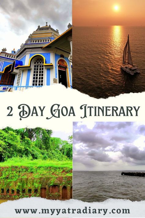 Goa trip itinerary beyond the parties and nightlife - plan your Goa trip with this post! Goa Itinerary 5 Days, Goa Trip Itenary, Goa Travel Guide, Goa Must Visit Places, Best Places To Stay In Goa, Incredible India, Goa, Day Tours, Travel Itinerary