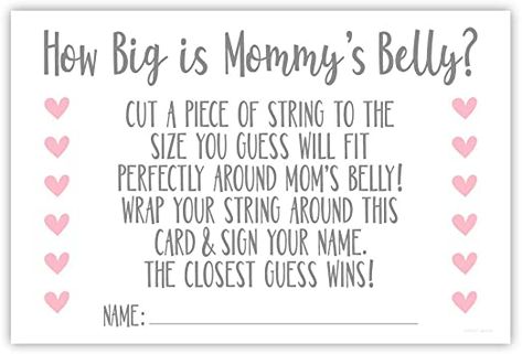 Measure Mommys Belly, Measure The Belly Game, How Big Is Mommy's Belly Free Printable, Guess The Belly Size Game, How Big Is Moms Belly Game, How Big Is Mommys Belly Game, Guess Mommys Belly Size, Measure Moms Belly Game, Mommys Belly Size Game