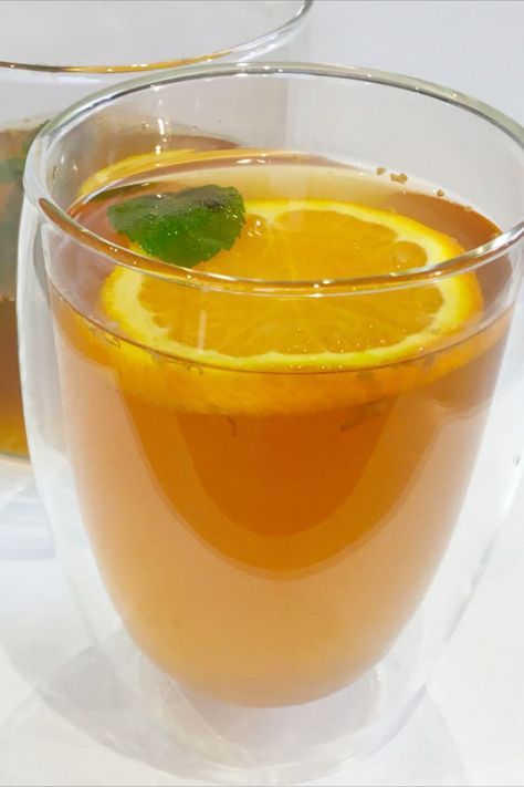 Orange Ginger Tea, Ginger Tea Recipe, Orange Tea, Fresh Orange, Ginger Tea, Ginger Root, Meal Prep For The Week, Cooking Method, Detox Water