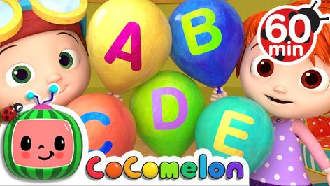 ABC Song with Balloons | +More Nursery Rhymes & Kids Songs - CoCoMelon - YouTube Abc Song, Nursery Rhymes Songs, Abc Songs, Alphabet Songs, Teaching Colors, Rhymes For Kids, Learning The Alphabet, Fall Kids, Kids Songs