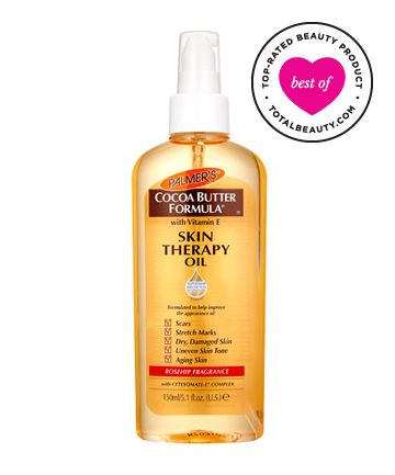 No. 1: Palmer's Cocoa Butter Formula Skin Therapy Oil, $10.99 TotalBeauty.com average reader rating: 9.6*   Why it's great: This "amazing" oil is "great for dry skin" and "absorbs ... very quickly." "I love how this stuff makes my skin feel," raves one reviewer. Another pleased reviewer sums it up: "Great product, great smell, great price." Best Oil For Body Skin Care, Best Body Oils For Skin, Body Oils For Skin, Cocoa Butter Formula Skin Therapy Oil, Anti Aging Body Oil, Skin Therapy Oil, Best Body Oil, Palmer's Cocoa Butter, Remedial Massage