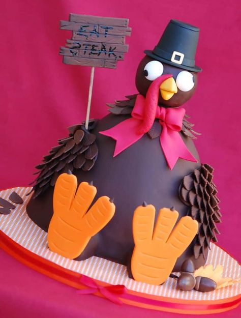 Thanksgiving Cakes Decorating, Thanksgiving Cake, Turkey Cake, Thanksgiving Cakes, Cake Decorator, Thanksgiving Treats, Fall Cakes, Fall Inspiration, Cupcake Ideas