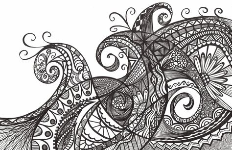 fabulous zentangle waves. Reminds me of....lemonade? Octopus Tattoo Sleeve, Window Paint, Doodle Artwork, Inspiration Designs, Doodle Art Flowers, Motivating Quotes, Doodle Art Journals, Tangle Doodle, Zentangle Designs