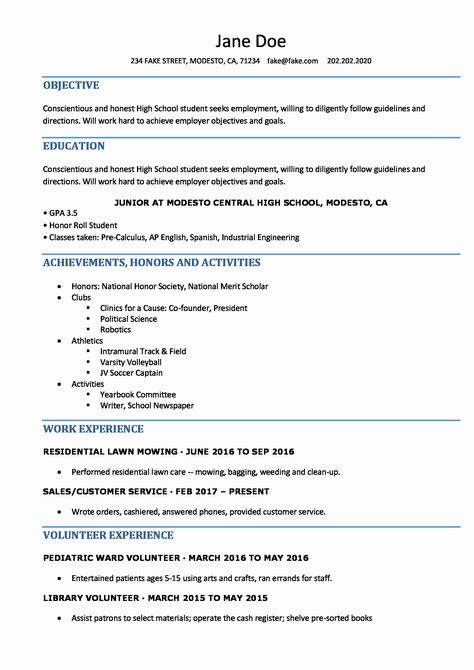 High School Job Resume Luxury High School 3 Resume format Cv For Students, High School Student Resume, High School Jobs, High School Resume Template, School Resume, High School Resume, College Resume, Job Resume Examples, Student Resume Template