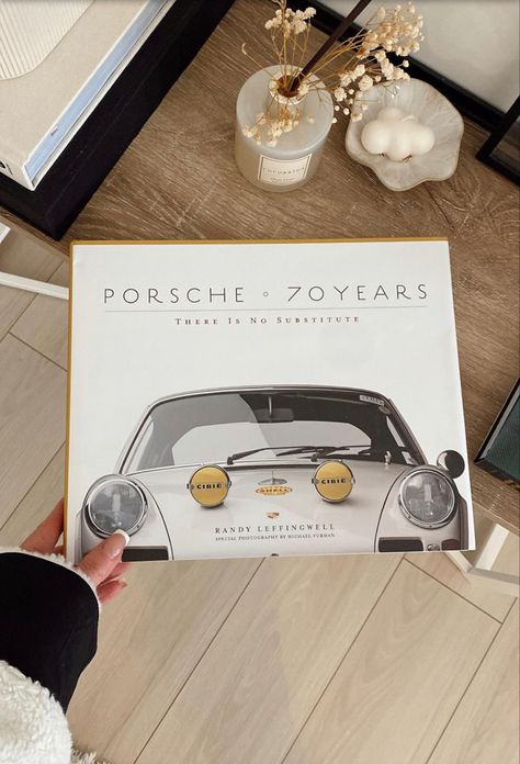 This Porsche Book is the ultimate coffee table book for car lovers. #amazon #porsche #porsche911 #porscheclub #vintagecars #porschelife #coffeetablebook #giftsforboyfriend #giftforhim #giftsforfather #fathersdaygifts #fathersdaygiftideas #amazonfinds Porsche Coffee Table Book, Gifts For Car Lovers, Car Things, Porsche Club, Vintage Porsche, Coffee Table Book, Nyc Apartment, Coffee Table Books, Car Lover