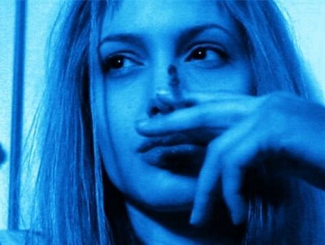 Uk Icon, Alena Shishkova, Requiem For A Dream, Girl Interrupted, 인물 사진, Grunge Aesthetic, Angelina Jolie, Blue Aesthetic, Blue Hair