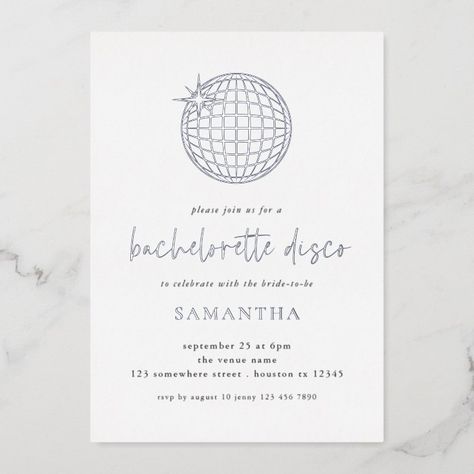 Mirrorball Party, Bachelorette Disco, 22 Bday, Modern Disco, Disco Bachelorette Party, Bachelorette Inspo, Disco Birthday, Disco Bachelorette, Disco Birthday Party